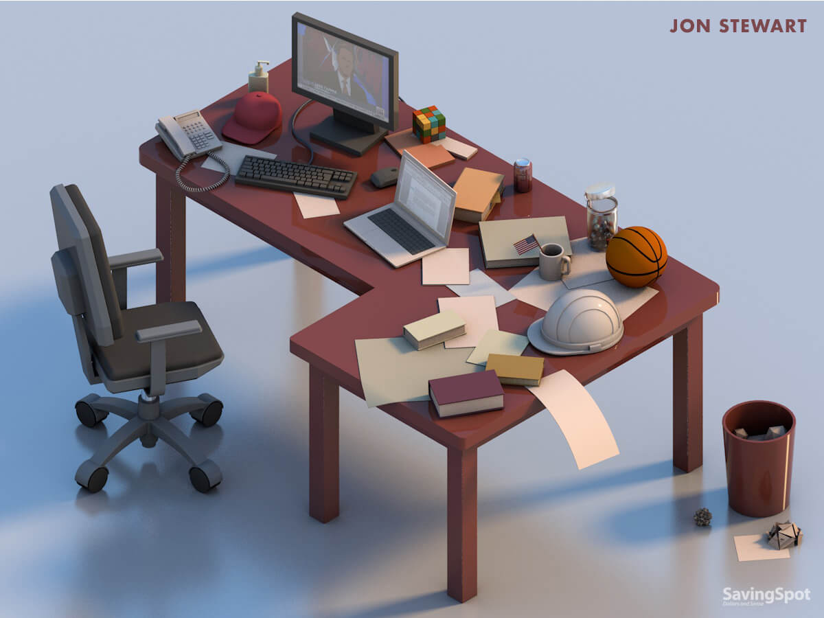 8 Inspiring Desks Of Successful People