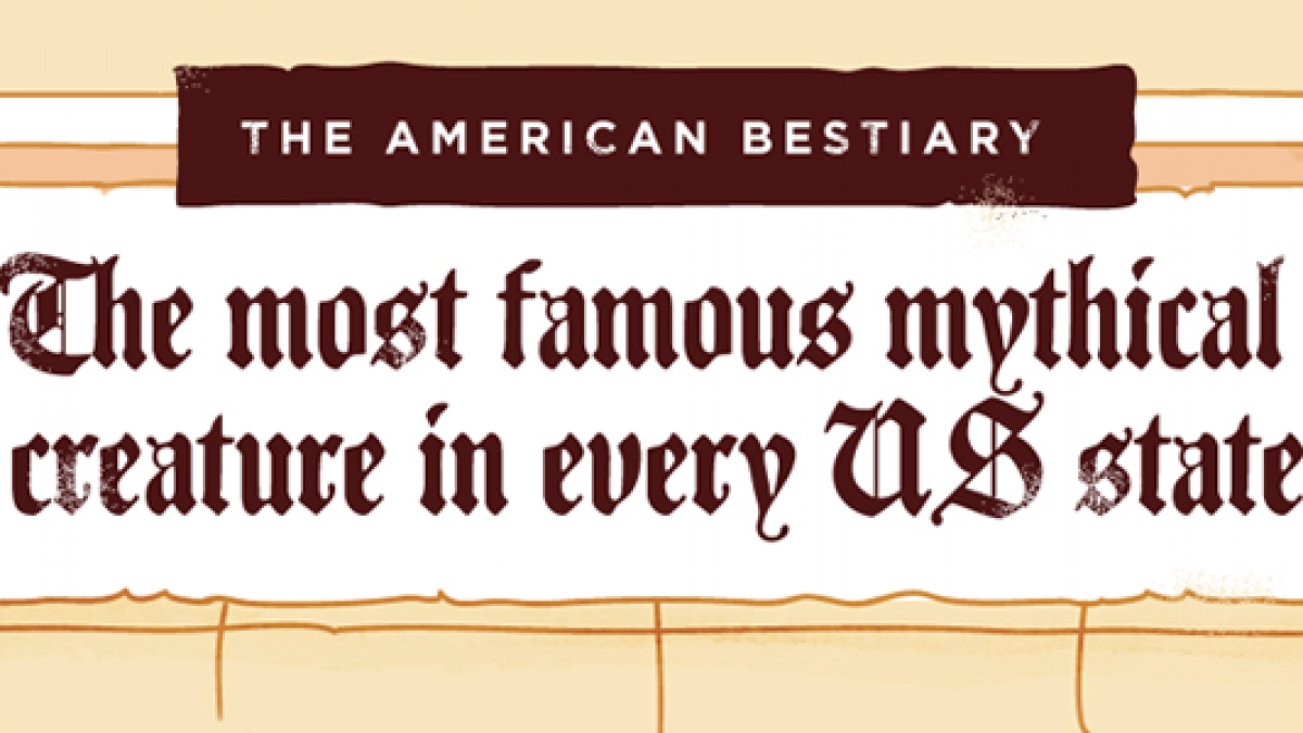 The American Bestiary The Most Famous Mythical Creature Of Every Us State Illustrated Cashnetusa Blog