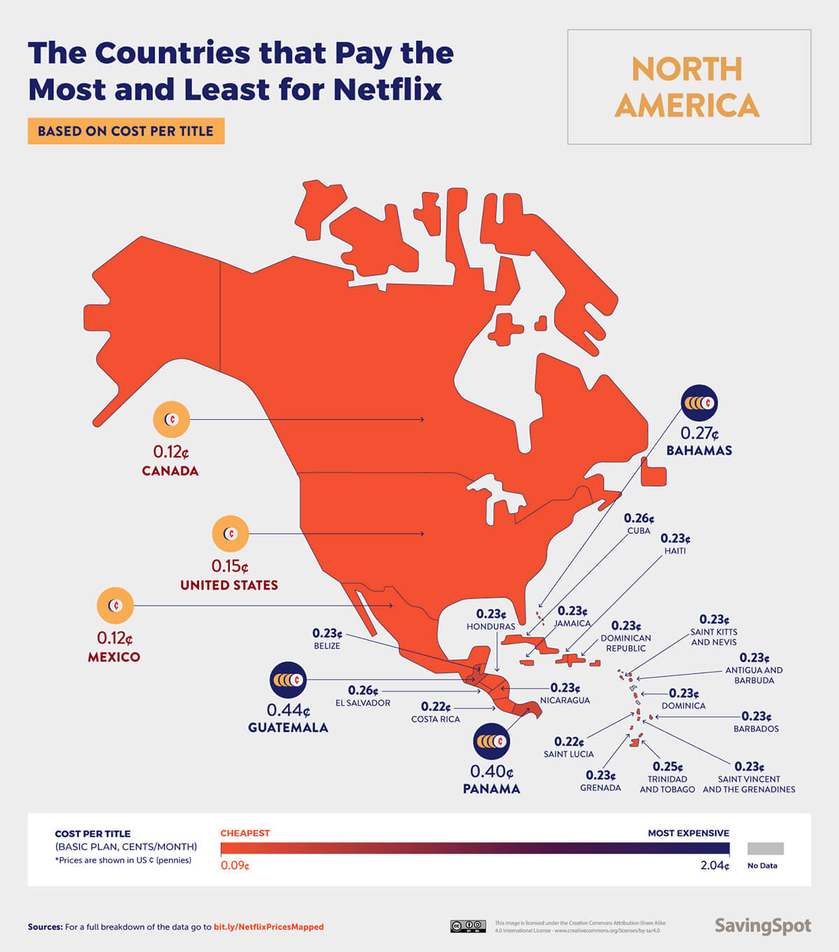 The Cost-per-title of Netflix in North America