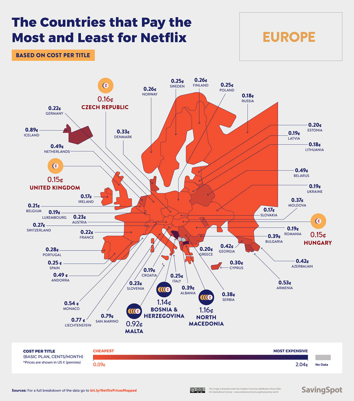 Which Countries Pay The Most and Least for Netflix? Blog